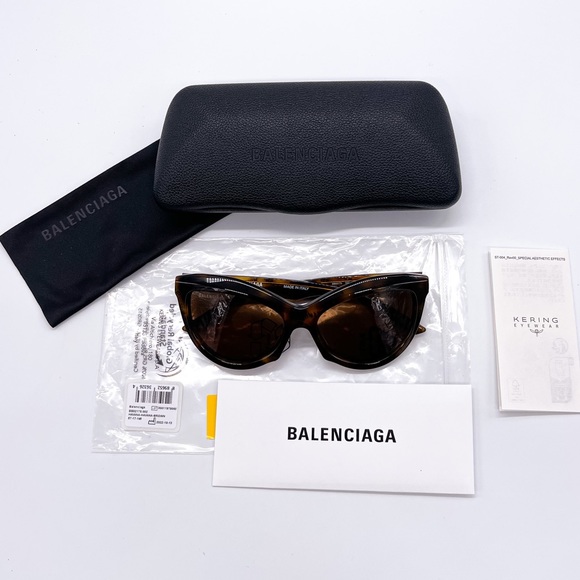 NEW BALENCIAGA BB0217S 002 NEW COLLECTION WOMEN’S SUNGLASSES BALENCIAGA - Picture 12 of 12